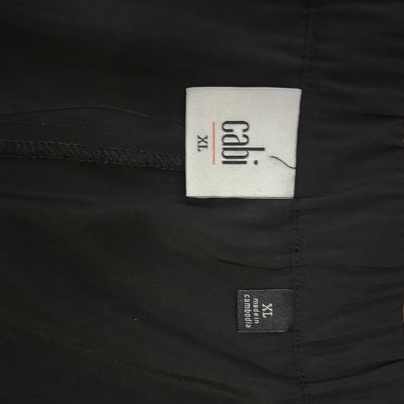 CAbi Black Button-Front Skort - Picture 2 of 7